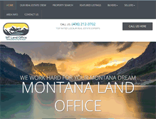 Tablet Screenshot of montanalandoffice.com